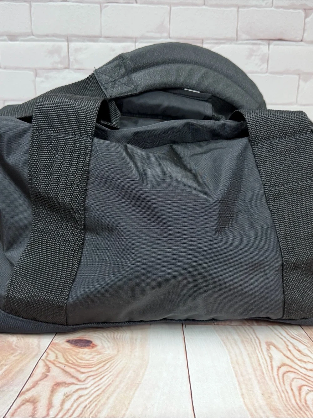 L.L. Bean Black Men's Duffel with Front Zip Pocket